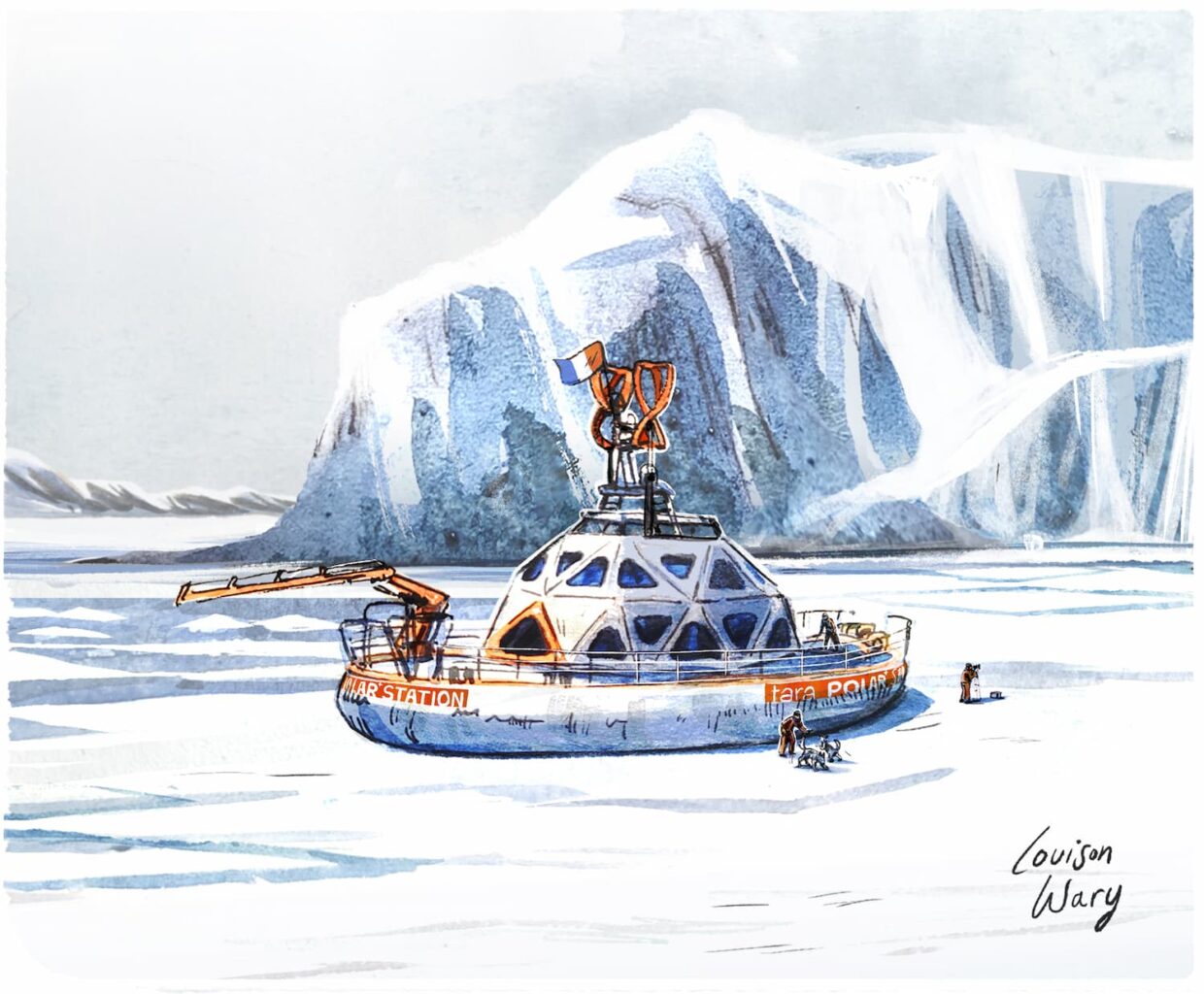 Dessin de Tara Polar Station