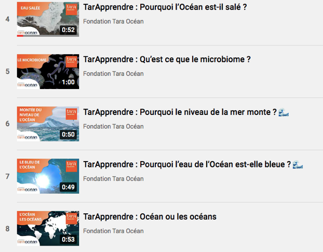 Playlist YouTube TarApprendre