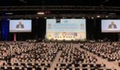 Salle plénière de la conférence des Nations Unies sur l’Océan à Lisbonne