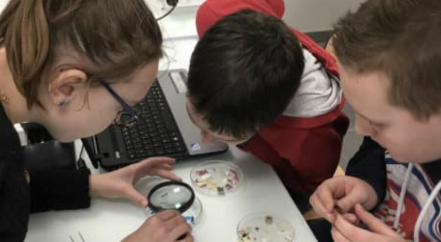 Séance de tri dans le Collège André Siegfried de l’académie de Normandie