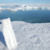 北極の氷の減少